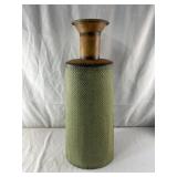 28" Tall Tin Decorative Vase