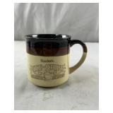 Vintage Hardees Ceramic Mug