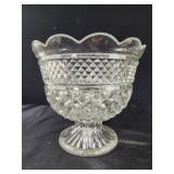 vintage Anchor Hocking Wexford pattern crystal