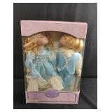 Vintage collectible porcelain dolls 13"