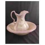 Vintage Ironstone pinkish-purpleish duck wash