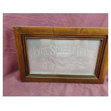 Home Sweet Home punch tin wall decor 14 1/4 x 9.5