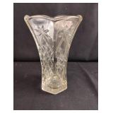 Vintage Anchor Hocking Fluted Flower Vase