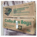 Case green core can liners collection bag