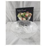 24% Lead Crystal salad bowl