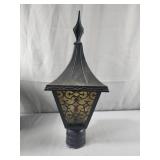 Post lamp topper