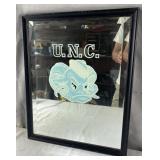 18x22" Glass Tar Heels Mirror
