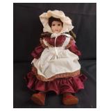 Porcelain extremities "Priscilla" doll. 18"