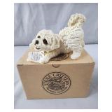 Stone critters Bichon frise puppy dog 5" x 3"