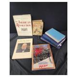 American Revolution,  Churchill, USO, vtg books