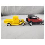 1934 Ford pick up 1930 model A plastic cars