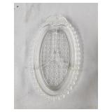 Vintage Hazel Atlas Jewel 3 Part Relish Serving