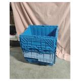 6 totes with fold in lids