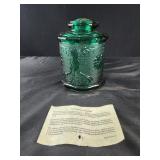 vintage Indiana Glass Company Tiara Spruce Green