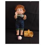 Lee Middleton collectable plastic boy doll. 14"