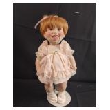 Lee Middleton collectable plastic "Missy" doll.