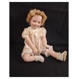 Shirley Temple porcelain extremeties doll 11"