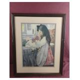 Vtg Jessie Wilcox Smith Embroidered Needlepoint