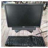 Dell 19" monitor and keyboard