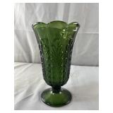 E.O. Brody Co Green Glass Vase