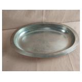 Aluminum serving tray 12 x 16.5
