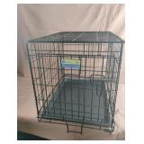 Metal dog crate with removable tray 17.5 x 19.5 x