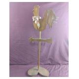 Wood handmade weather vane decor 27"