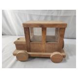 Handmade Wooden Truck Coin Bank Toy Buggy Model T