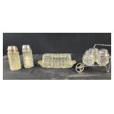 Anchor Hocking Presence butter dish, Vtg Glass