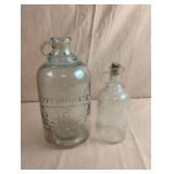 Vintage White House Vinegar glass jars