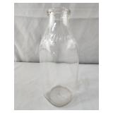 Vintage Quart Clear Glass Milk Bottle - Biltmore