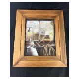In Grandpas Barn Framed Print