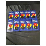 Lot of 10 battery terminal protectors justice