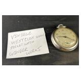 Vintage Westclox Pocket Watch - Winder Works