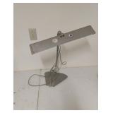 Vintage metal adjustable desk lamp 19"