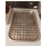 Aluminum broiler pan 18 x 12