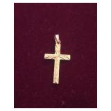 14kt Gold Cross - .38gr