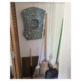 Brooms Dustpan, Clothespins Brush & Raincoat