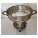 Vintage silver plated stand