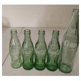 Coca-Cola glass bottles
