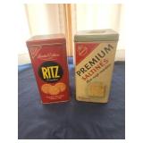 Vintage cracker tins