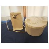Hamilton beach can opener and a salad spinner