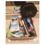 Hair brushes, thermometers, nail care, bag, night
