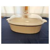 Vintage Corning Ware Pyrex French White Casserole