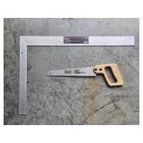 Framing Square & Hand Saw