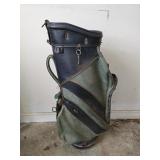 Burke-Worthington Leather Golf Bag