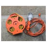 Extension Cord on Reel & Shop Light w/ 25