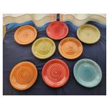 Citrus Grove colorful 7.5" plates