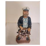 Sea captain statue 12"