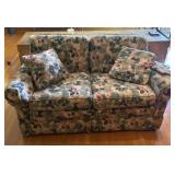 Small Loveseat with Floral Design - 60ï¿½ Wide 36ï¿½
